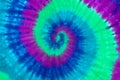 Spiral tie dye pattern abstract texture background Royalty Free Stock Photo