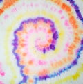 Tie Dye Pattern. Vibrant Fashion Dirty Painting. Tie Dye Hippie Pattern. Rainbow Artistic Circle. Tiedye Swirl. Trendy Spiral