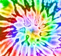 Tie Dye rainbow colorful spiral background. Texture . Royalty Free Stock Photo