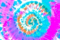 Tie dye retro color background. Hippie abstract pattern. Colorful texture Royalty Free Stock Photo