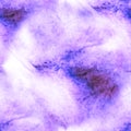 Tie Dye Seamless Texture. Violet, White Wet