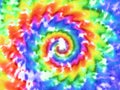 Tie Dye Shirt Abstract pattern background spiral rainbow