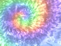 Tie Dye Shirt Abstract pattern background spiral rainbow Royalty Free Stock Photo