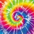 Tie Dye Shirt Abstract rainbow spiral pattern background Royalty Free Stock Photo