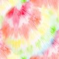 Tie Dye Spiral. Vibrant Acrylic Dirty Paint. Trendy Tie Dye Spiral. Rainbow Artistic Circle. Tiedye Swirl. Floral Spiral Effect. Royalty Free Stock Photo