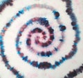 Tie Dye Spiral. Vibrant Spiral Dirty Art. Trendy Tie Dye Pattern. Rainbow Artistic Circle. Tiedye Swirl. Royalty Free Stock Photo