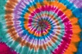 Tie Dye Swirl Design in Retro Abstract Psychedelic Pattern