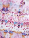 Tie Dye Texture. Ethnic Print. Bohemian Geo Design. Vintage Hippie Pattern. Graphic Background. Multicolor Tie Dye Rug. Watercolor