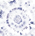 Tie Dye Texture. Psychedelic Flower Pattern. Pastel Tonal Design. Abstract Tile pattern. Blue Tie Dye Tile. Watercolor Bohemian