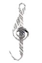 Tie with musical symbols and in violin clef shape