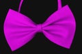 Tiebow on black background Royalty Free Stock Photo