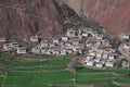 Tiebtan dwellings Royalty Free Stock Photo