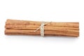 Tied cinnamon cassia sticks Royalty Free Stock Photo