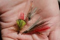 Tied flies for fly fishing bait