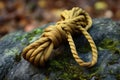 tied knots on a rope for outdoor survival skills