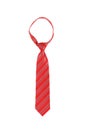 Tied up Red Necktie