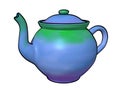 TieDye Teapot