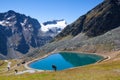 The Tiefenbach glacier located near SÃÂ¶lden in the Ãâtztal Alps of Tyrol, Austria