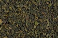 Tieguanyin Tea leaves, Chineese Oolong tea. Texture. Royalty Free Stock Photo