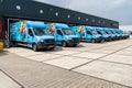 Tielbeke Albert Heijn vehicles Royalty Free Stock Photo