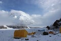 Kyrgyzstan - Khan Tengri base camp Royalty Free Stock Photo