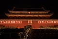 Tienanmen Gate by night, Beijing, China