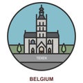 Tienen. Cities and towns in Belgium