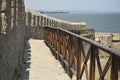 Tier (battle) on the defensive wall with loopholes Akkerman fortress, Ukraine Royalty Free Stock Photo