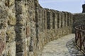 Tier (battle) on the defensive wall with loopholes Akkerman fortress, Ukraine Royalty Free Stock Photo
