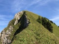 Tierberg mountain above the Oberseetal valley and in the Glarus alps mountain masiff, Nafels Naefels