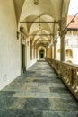 The tiered arcades of Sigismund I the Old in the Italian Renaissance courtyard within Wawel Castle