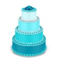 Tiered Cakes Isolated