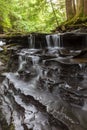 Tiered Cascade At Bozenkill Royalty Free Stock Photo