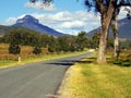 The tiered Mount Lindesay is an exstinct volcano Royalty Free Stock Photo