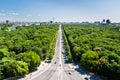Tiergarten and Berlin citry center ponarama view Royalty Free Stock Photo