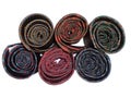 Ties rolled Royalty Free Stock Photo