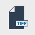 TIFF File format Icon Royalty Free Stock Photo