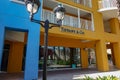 Tiffany and Co. jewelry retail storefront in the shopping district in Curacao