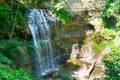 Tiffany falls in the summer, Hamilton, Ontario Canada