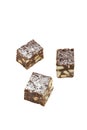 Tiffen cake squares. Royalty Free Stock Photo