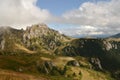 Tigaile mari in Ciucas Mountain panoramic view