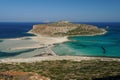 Tigani Island at Balos Beach in Crete Royalty Free Stock Photo
