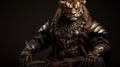 Tiger In Armor: A Fusion Of Eastern And Western Traditions
