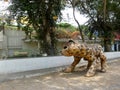 Tiger in Barranco beatnik district of Lima Royalty Free Stock Photo