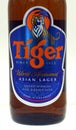 Tiger Beer label.