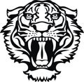 Tiger black/white tattoo