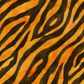 Tiger skin seamless background