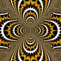 Tiger catchy fractal 3D beautiful pattern