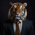 Tiger in costume