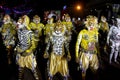 Tiger dance procession Royalty Free Stock Photo